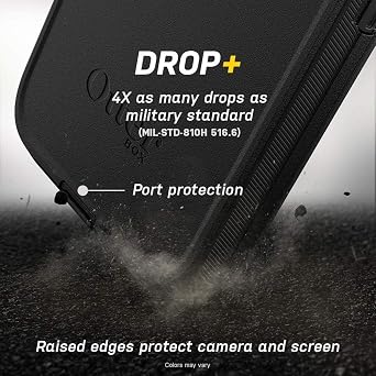 OtterBox Defender Series Screenless Edition Case for Samsung Galaxy S21 5G (Only) - Holster Clip Included - Non-Retail Packaging - Black