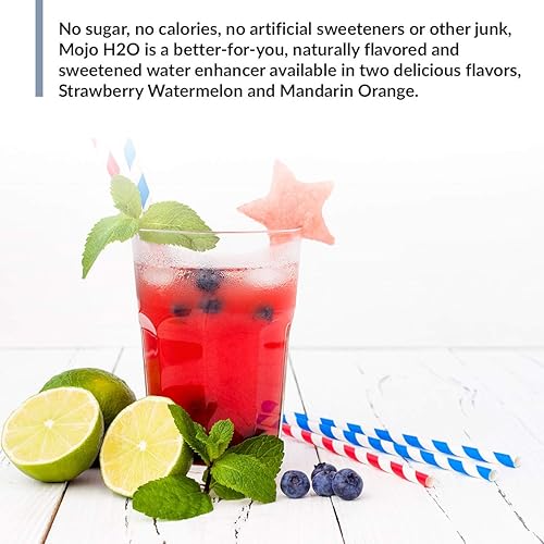 Miniatura 5 de Mojo H2O - Gotas potenciadoras de agua naturales con vitaminas B y electrolitos soporte energético sin azúcar cero calorías sin edulcorantes