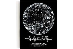 Custom Star Map - Personalized Constellation Map by Date