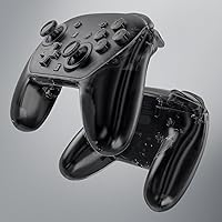 Vista 5 de eXtremeRate Juego completo de botones de carcasa de repuesto para controlador Nintendo Switch 2 Pro, cubierta inferior trasera personalizada