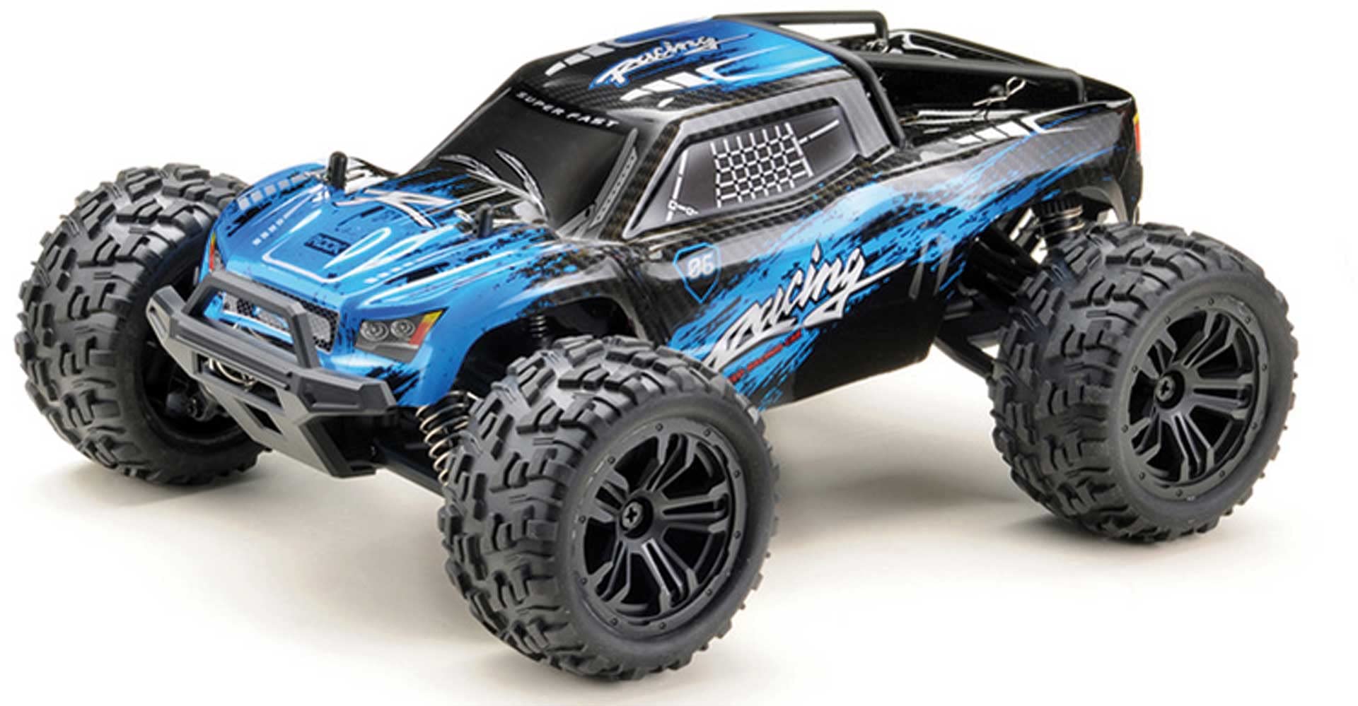 Absima RC-Truck Absima Truck Racing Schwarz/Blau 1:14 RC Modellauto Elektro Monstertr