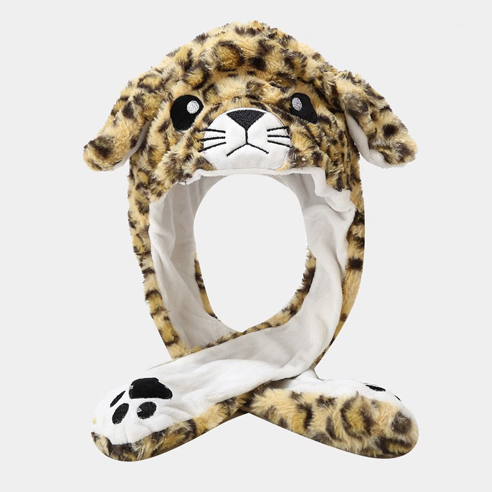 Zimowa Ciepła Czapka Rodzina Ciepła Czapka Na Uszy Miękkie Czapki W Kształcie Tygrysa W Zimie Czapki Dziecięce Zimowe Dziewczyny/Multicolor2/One Size