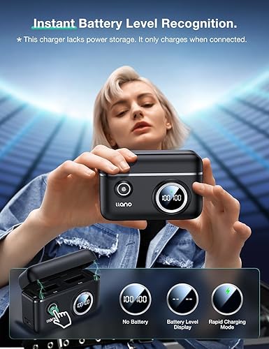 Miniatura 5 de llano Paquete de 2 baterías NB-13L y cargador para Canon G7X, G7X Mark III, G7X Mark II, PowerShot SX740 HS, G5X Mark II, G9X Mark II, SX620HS,