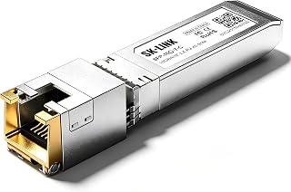 10GBASE-T SFP+ to RJ45 Transceiver, 10G Copper SFP+ Module, SFP+ to Ethernet, Plug and Play, Hot Pluggable, Up to 30m Distance, Optical SFP Compatible with Cisco, TP-Link, NETGEAR, UGREEN