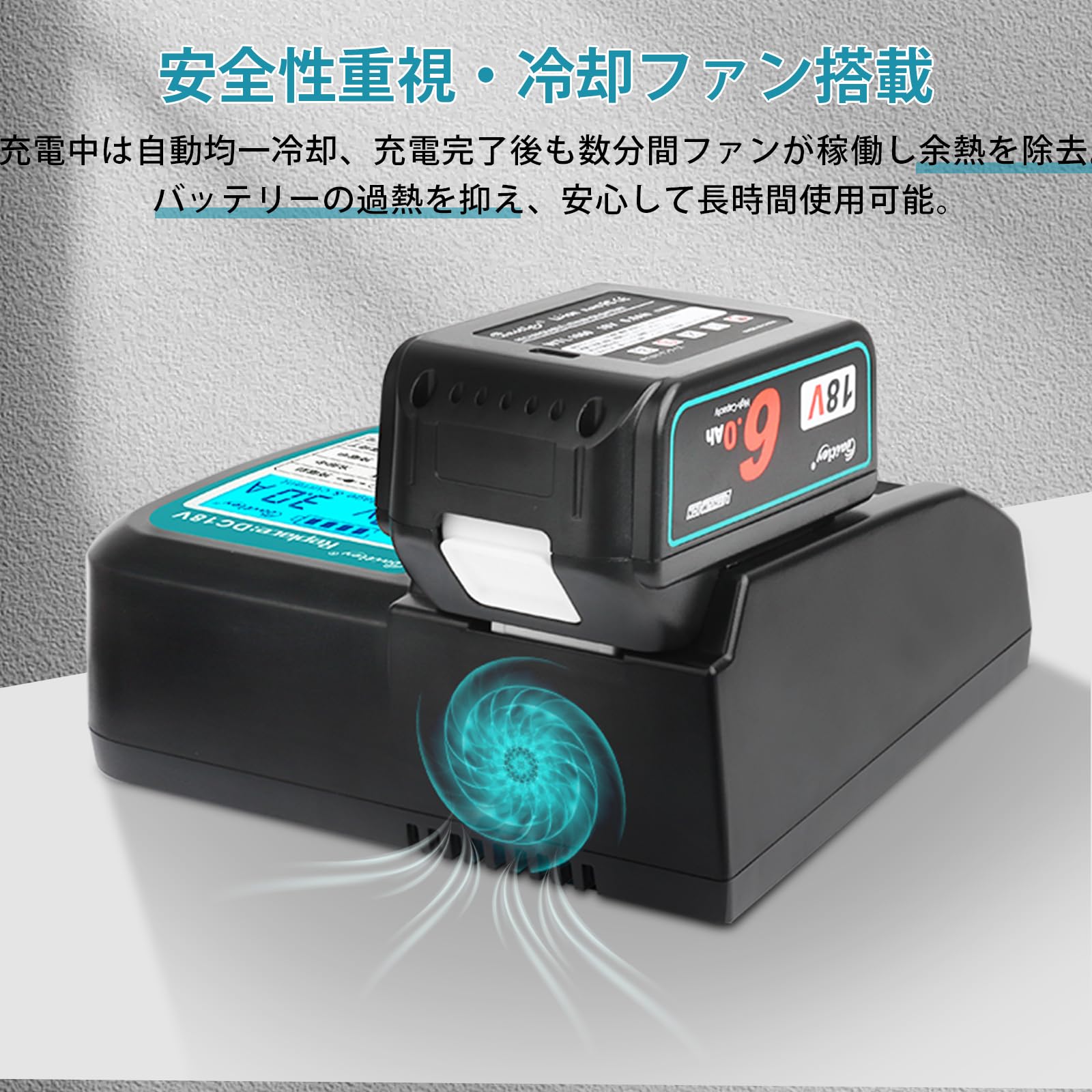 Amazon.co.jp: Waitley マキタ充電器 DC18RC互換 新型液晶パネル