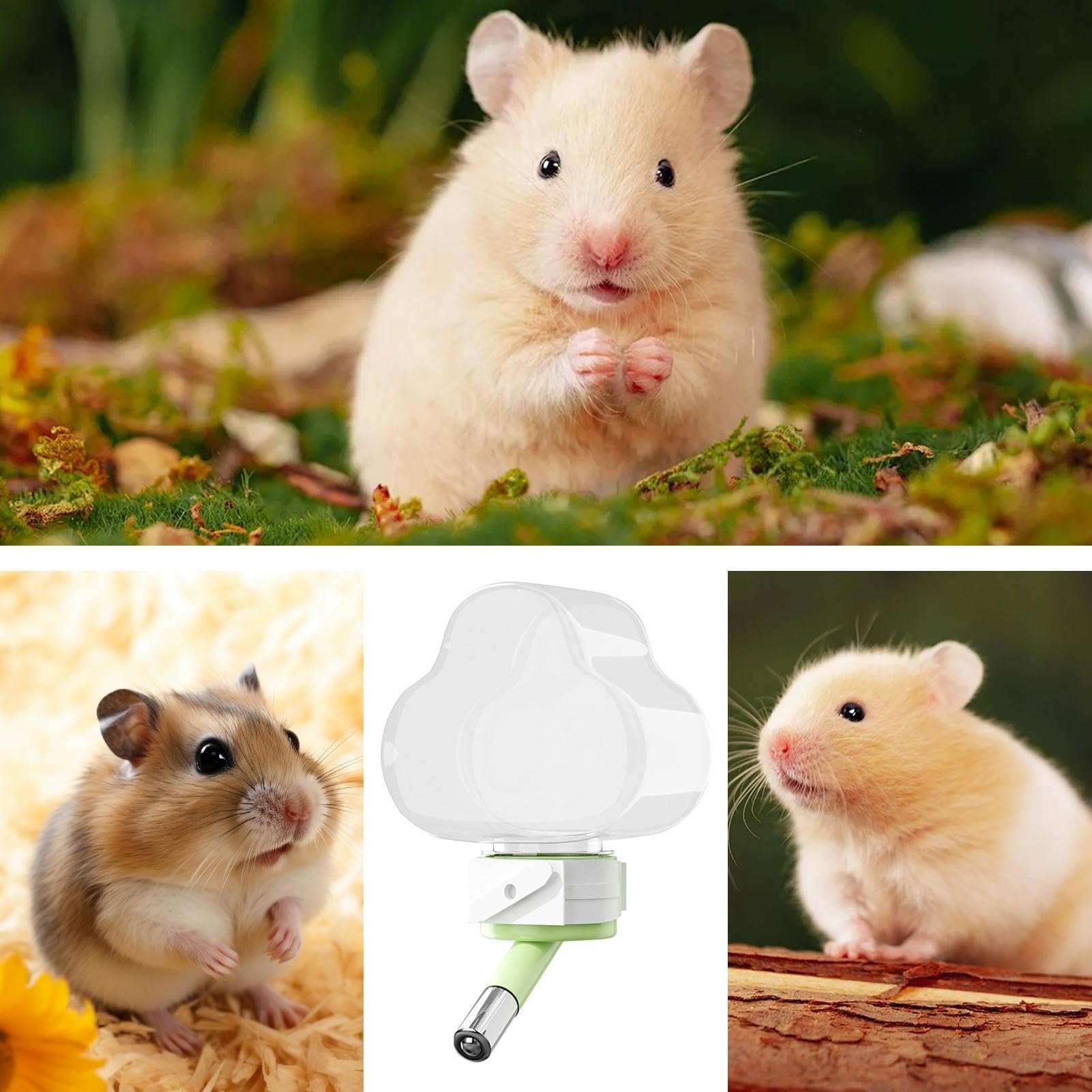 Wasserflasche Für Hamster Kleintiertränke in Wolkenform | Automatische Kaninchen Wasserflasche für Vögel, Vogelkäfige, Transportboxen, Eichhörnchen, Meerschweinchen, Chinchillas,