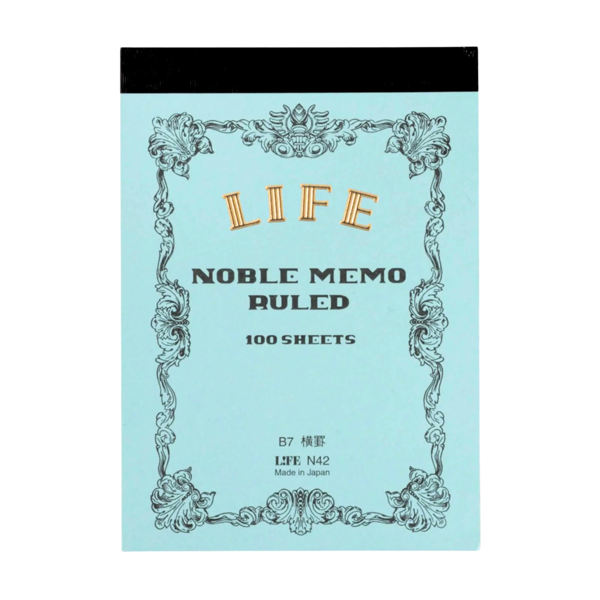 Life Noble Memo B7 Horizontal Ruled N42 White