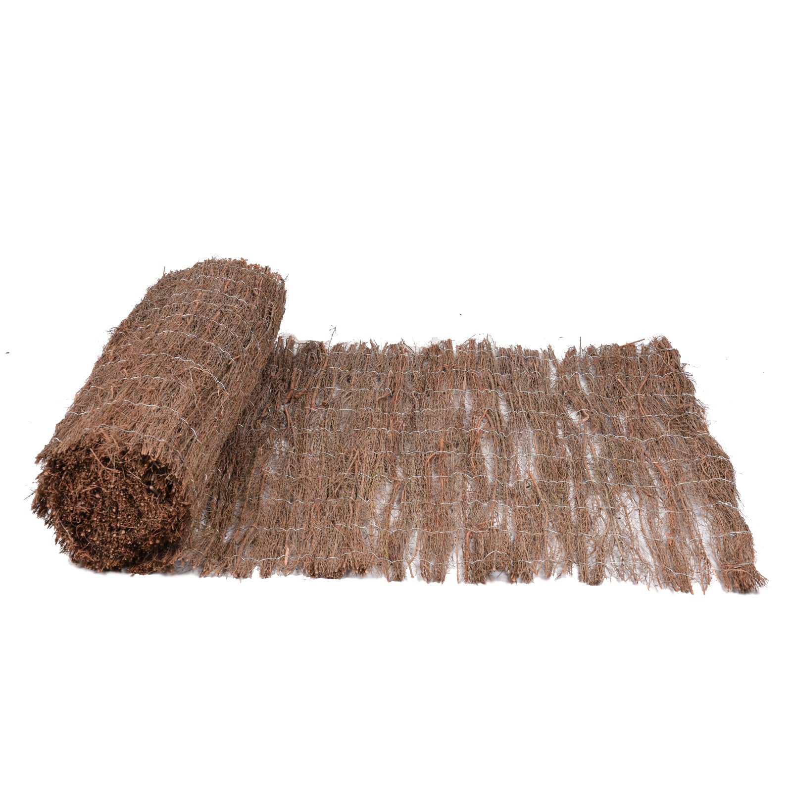 Suinga Brezo Ocultación 1,50 x 5 m | Cerramiento Natural de Brezo | Valla de Ocultación 65% para Jardin y Terraza 0,7-1 kg/m2