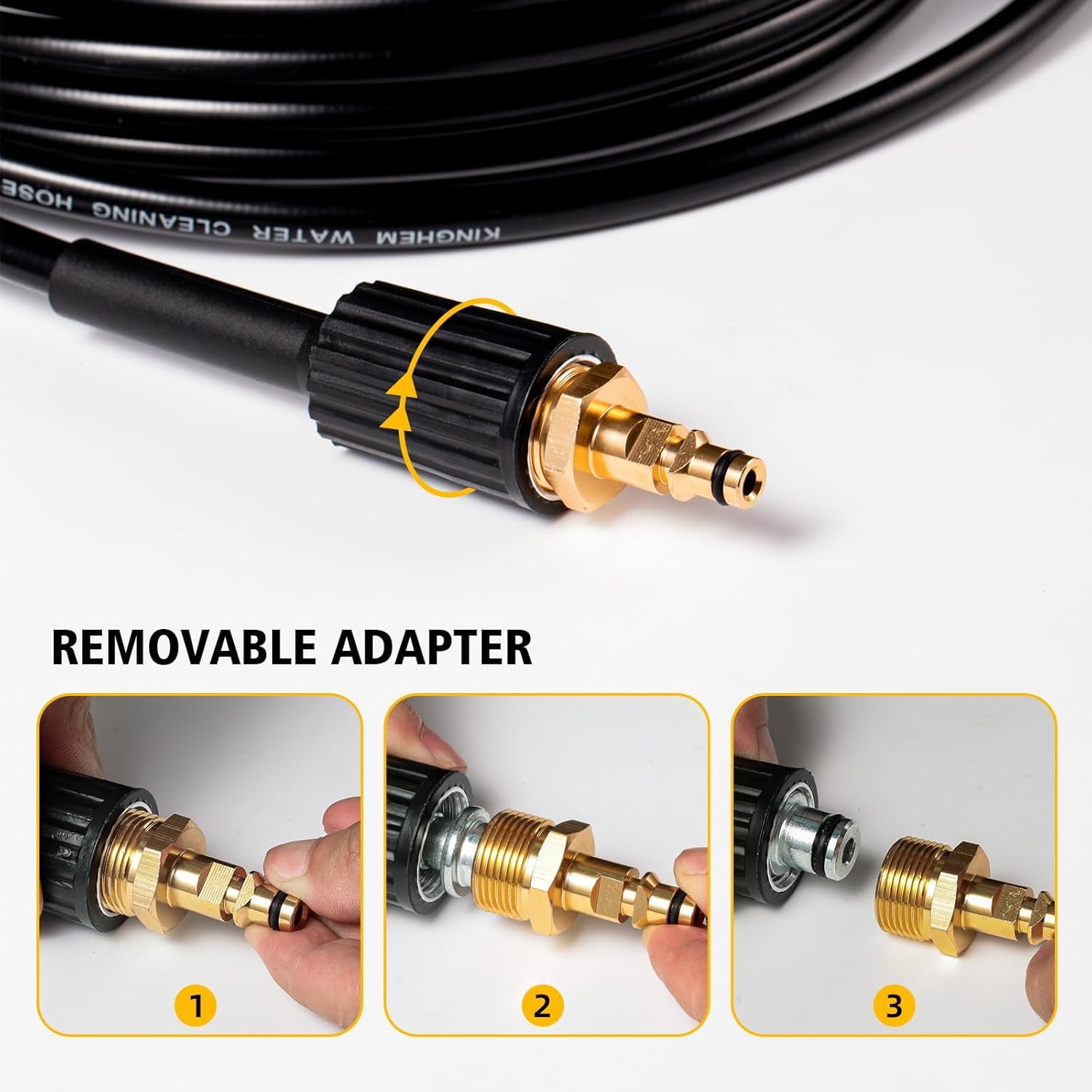 20m hogedrukreiniger vervangende slang voor Karcher K-serie hogedrukreiniger K2 K3 K4 K5 K6 K7 klikplug snelkoppeling (20