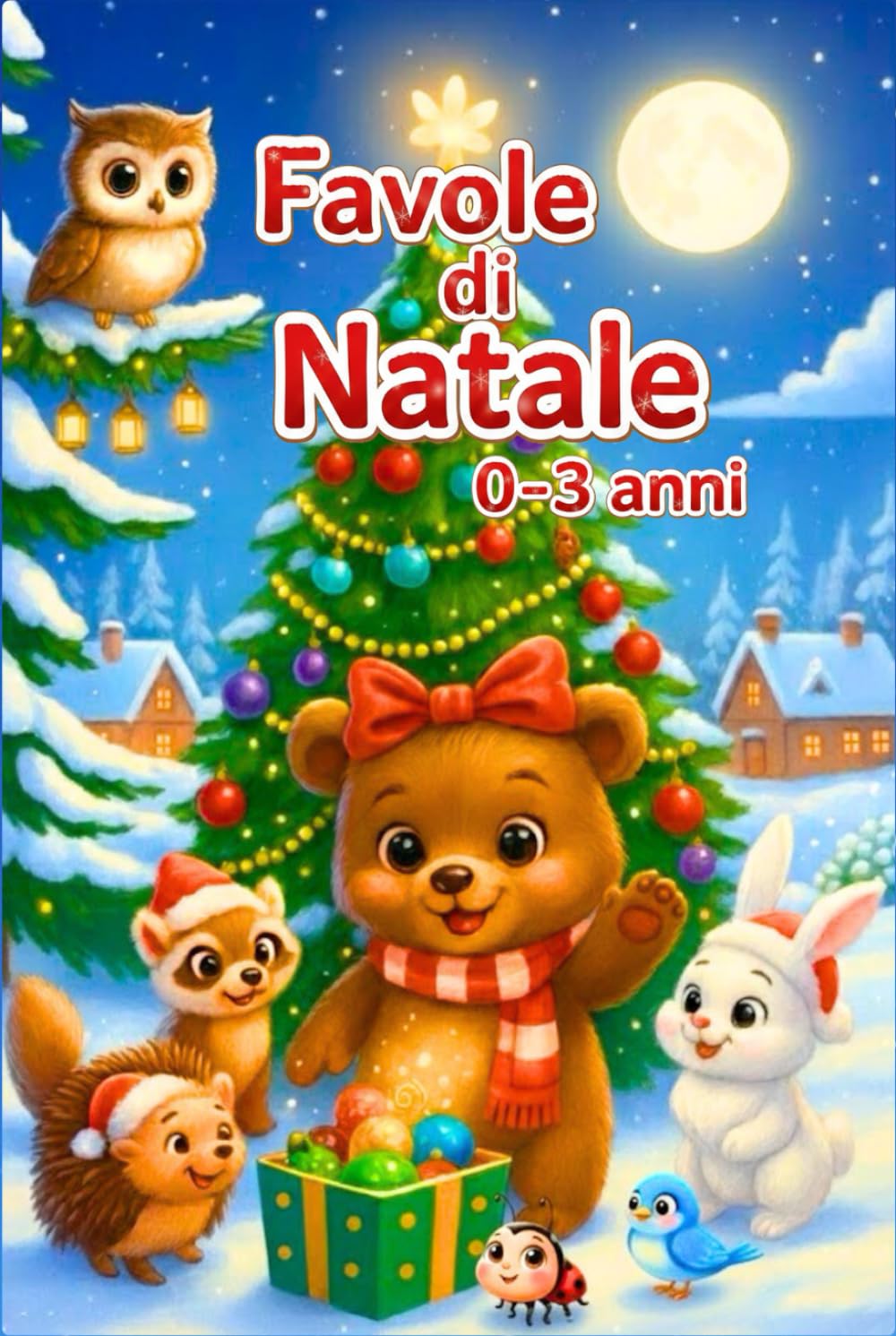 Favole per Bambini 0-3 Anni:: Racconti di Natale: Storie natalizie con Illustrazioni Incantate e Dolci Valori.