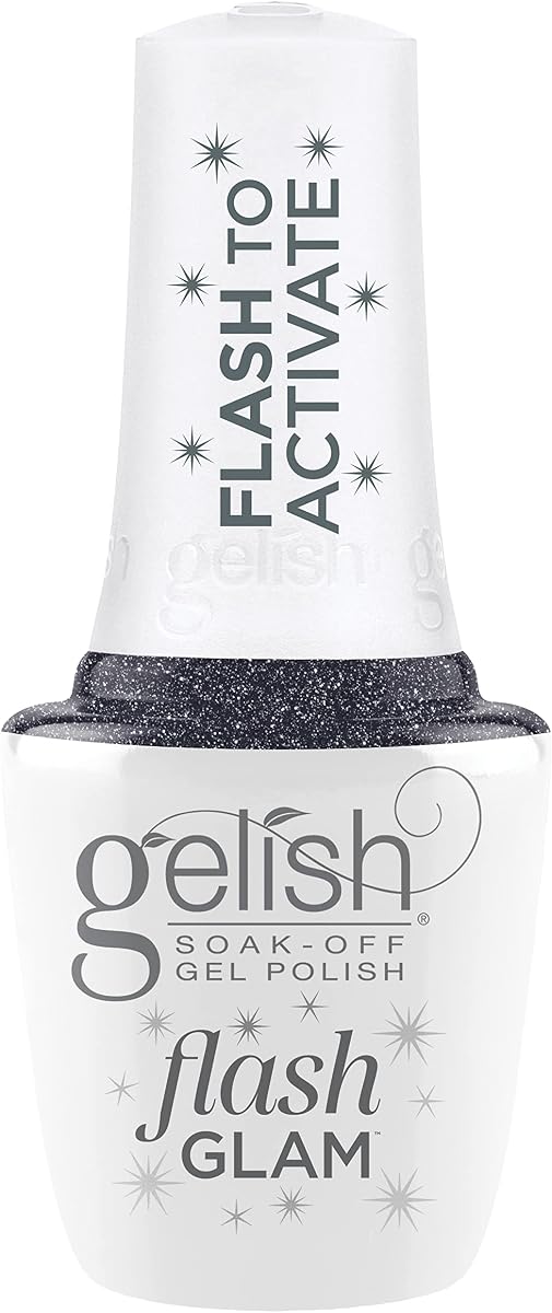 Flash Glam Sparkling Glitter Gel Polish, 15 mL