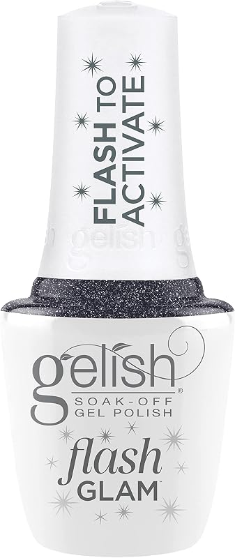 Flash Glam Sparkling Glitter Gel Polish, 15 mL