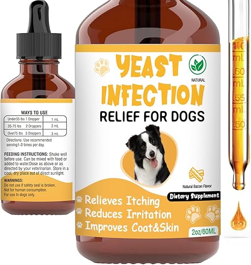 8 Symptoms of Allergies! Stop Symptoms of Airborne Allergies Natural Yeast Infection Treatment for Dogs,Supports Healthy Itch Relief,Inflammation Relief,Allergy Relief & More,Dog Ear Infection Treatment,Itch Relief for Dogs,Ear Infection Treatment for Dog