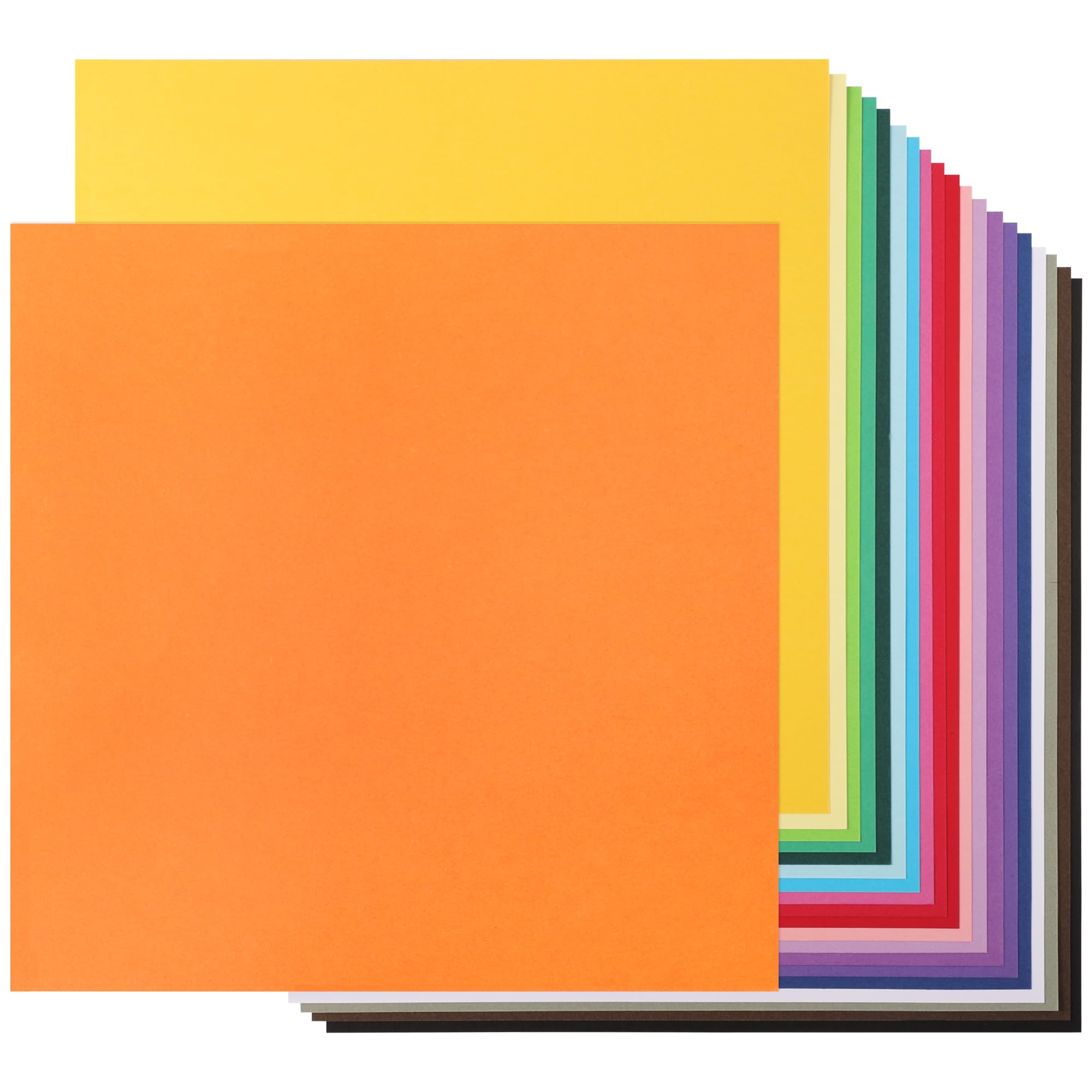 12"ร12" Mixed Coloured Cardstock 20 Colours 20 Sheets 180gsm/65lb โ image 1