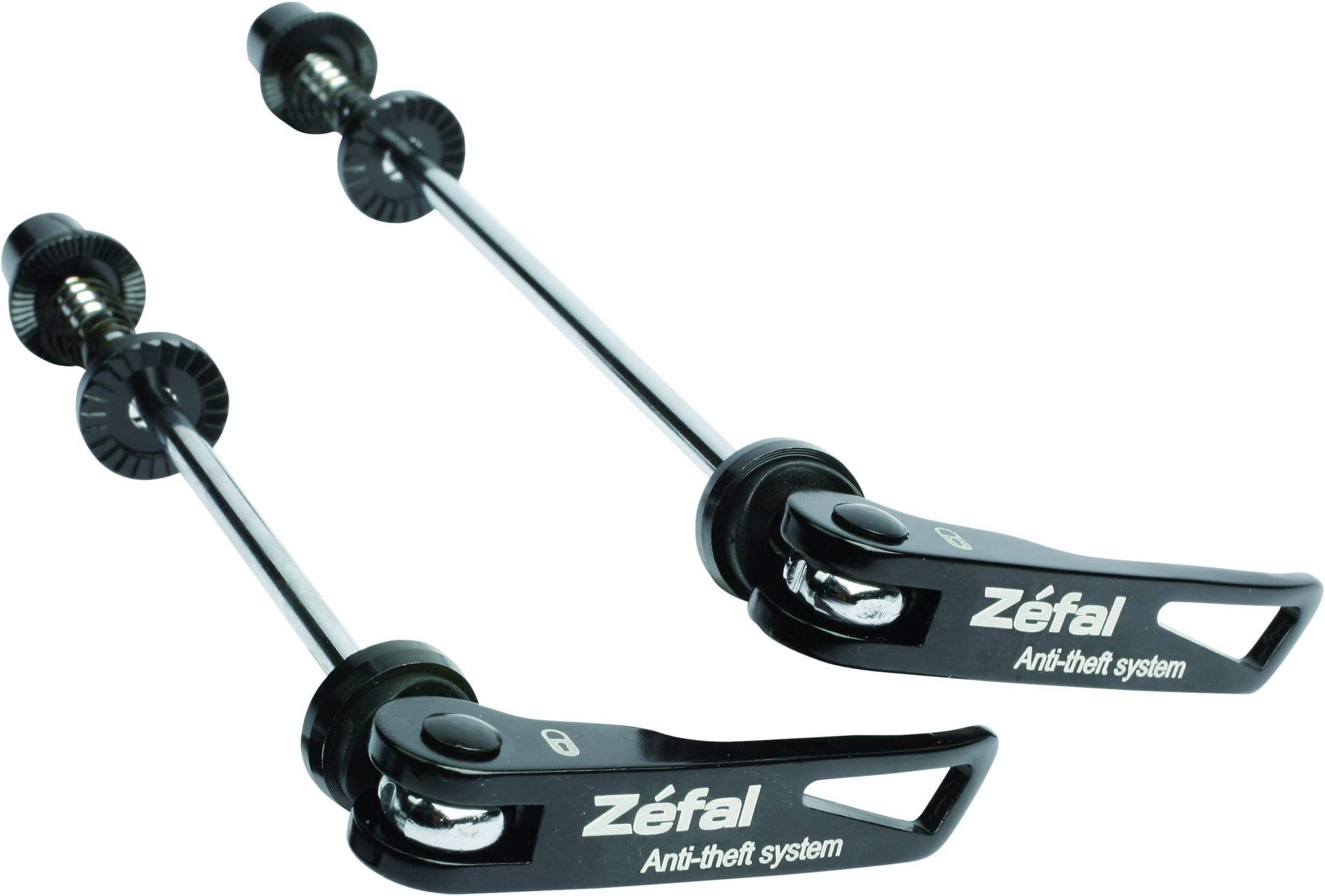 Zefal Lock'N Roll Locking Security Qr Skewers for Wheels Front 5 x 128 mm Rear 5 x 163 mm