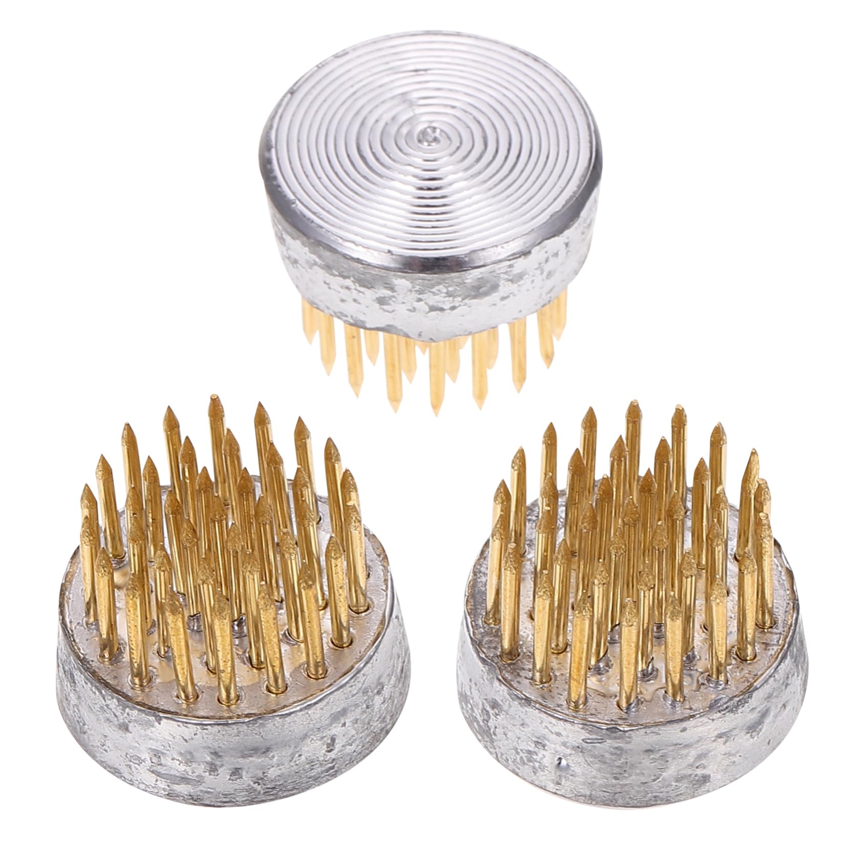 ERINGOGO 3pcs DIY Flower Arrangement Base Floral Pin Holder Frog Pins for Plant Decor Round Flower Fixing Base