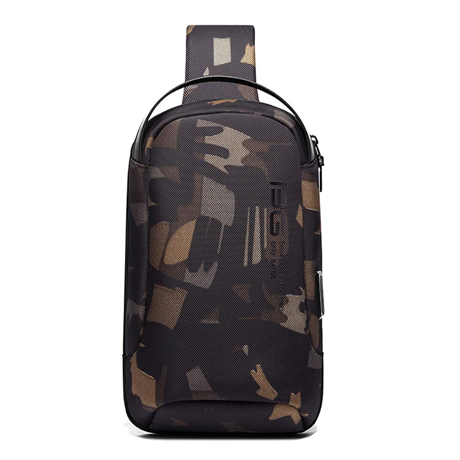 red lemon BANGE Unisex Travel Crossbody Sling Bag Chest Pack with USB charging (Camo)-picture-36