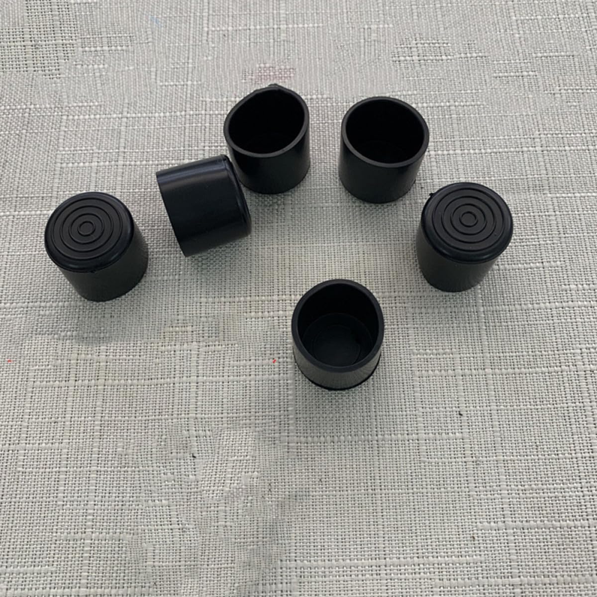 Runde Stuhlkappen 25mm aus Gummi, 100 Stück für Tisch und Stuhlbeine