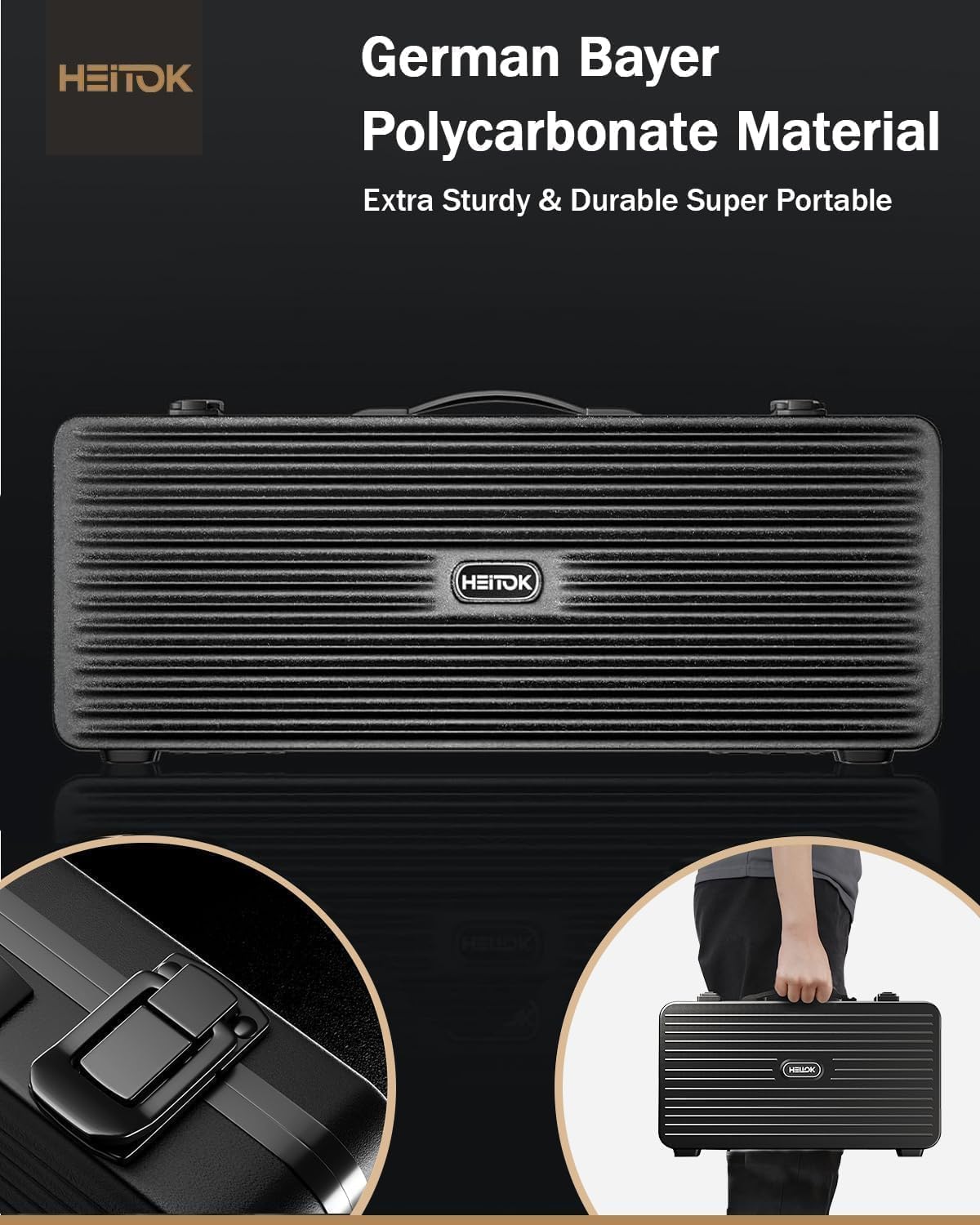 Amazon | HEITOK ポーカーチップセット クレイ製 14g 500枚