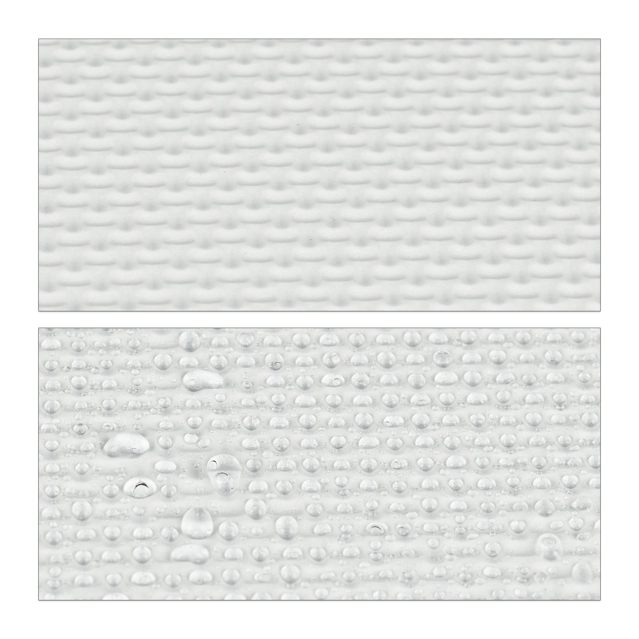 Relaxdays 96x Tappeto da Palestra, 30x30 cm, Piastrelle, 8,64 m², Tappetino a Puzzle, per Pesi da Fitness, in Gomma, Bianco