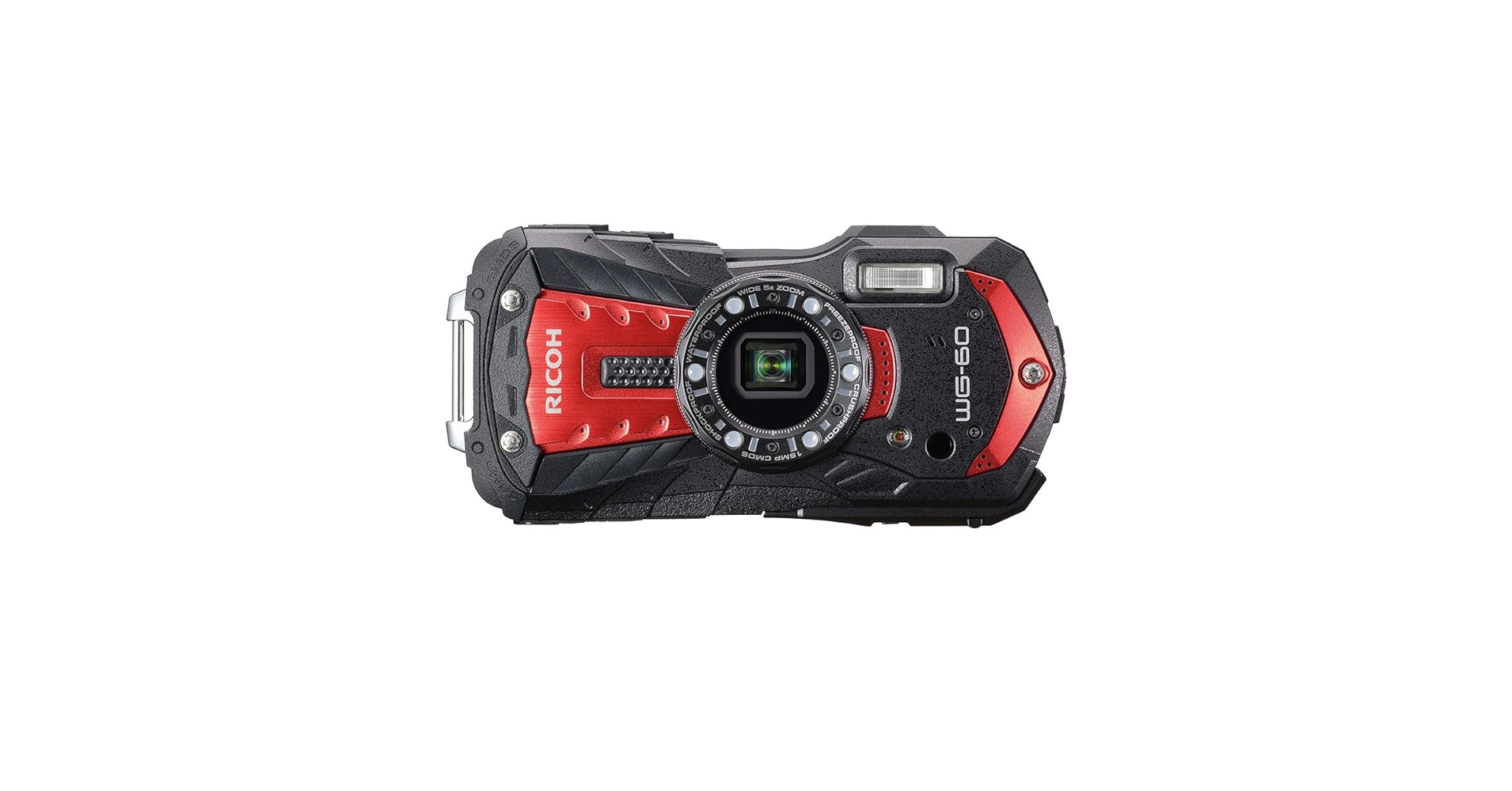RICOH　ＷＧ−６０ Amazon.com : RICOH Waterproof Digital Camera WG-60 Red 14m