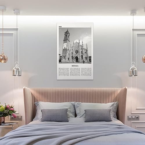 Miniatura 8 de Monza Print Black And White, Monza Wall Art, Monza Poster, Monza Photo, Monza Wall Décor, Monza Map, Canvas Art Poster And Wall Art Picture Print