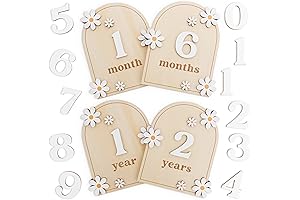 Kate and Milo Baby Monthly Milestone Cards: Capture Precious Growth Moments with Reversible Signs