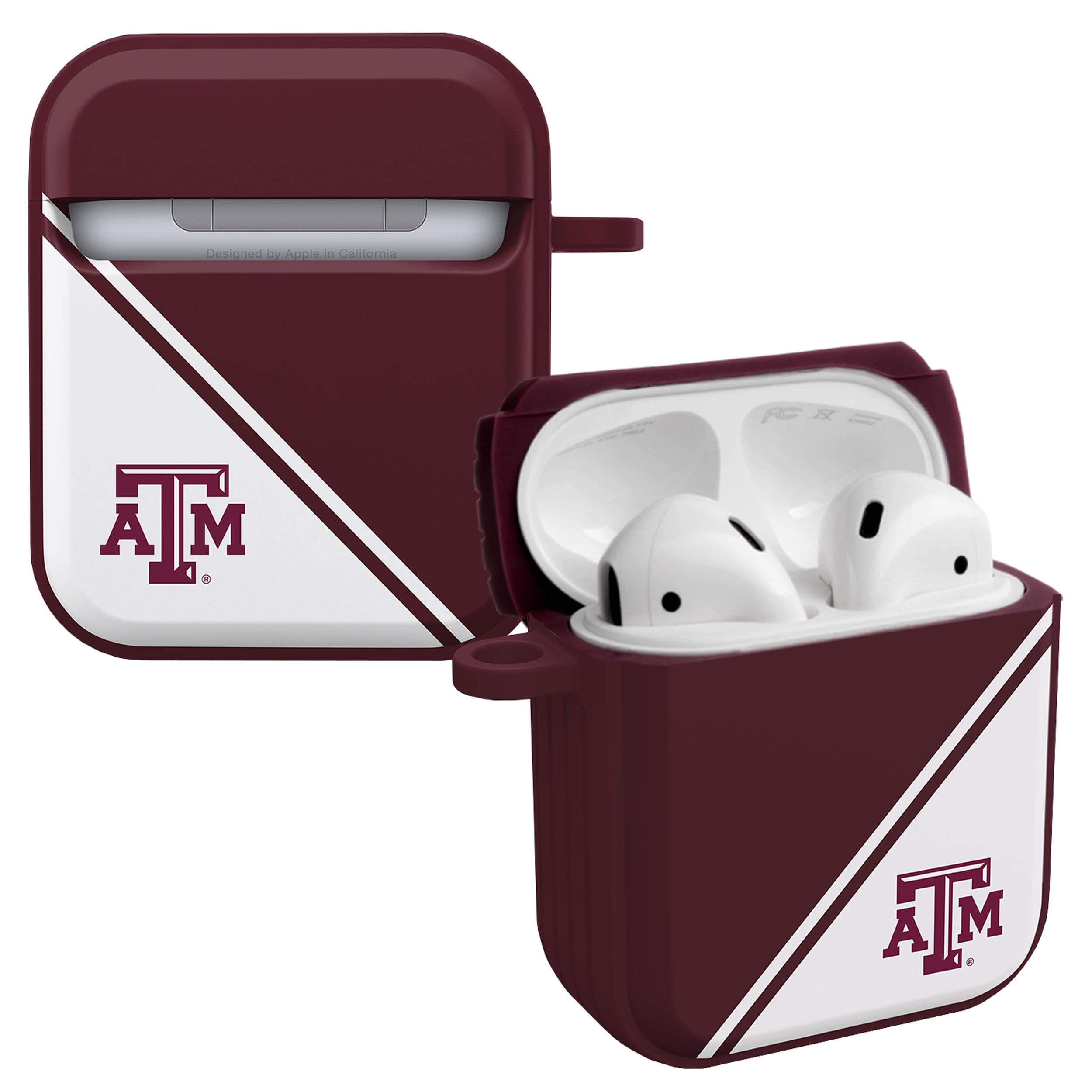 Affinity Bands Texas A&M Aggies Champion Series HDX Case Cover Compatible with Apple AirPods Generations 1 & 2