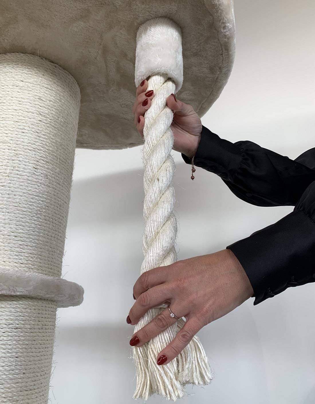 RHRQuality Maine Coon Sleeper XXL Cat Scratching Post for Maine Coon