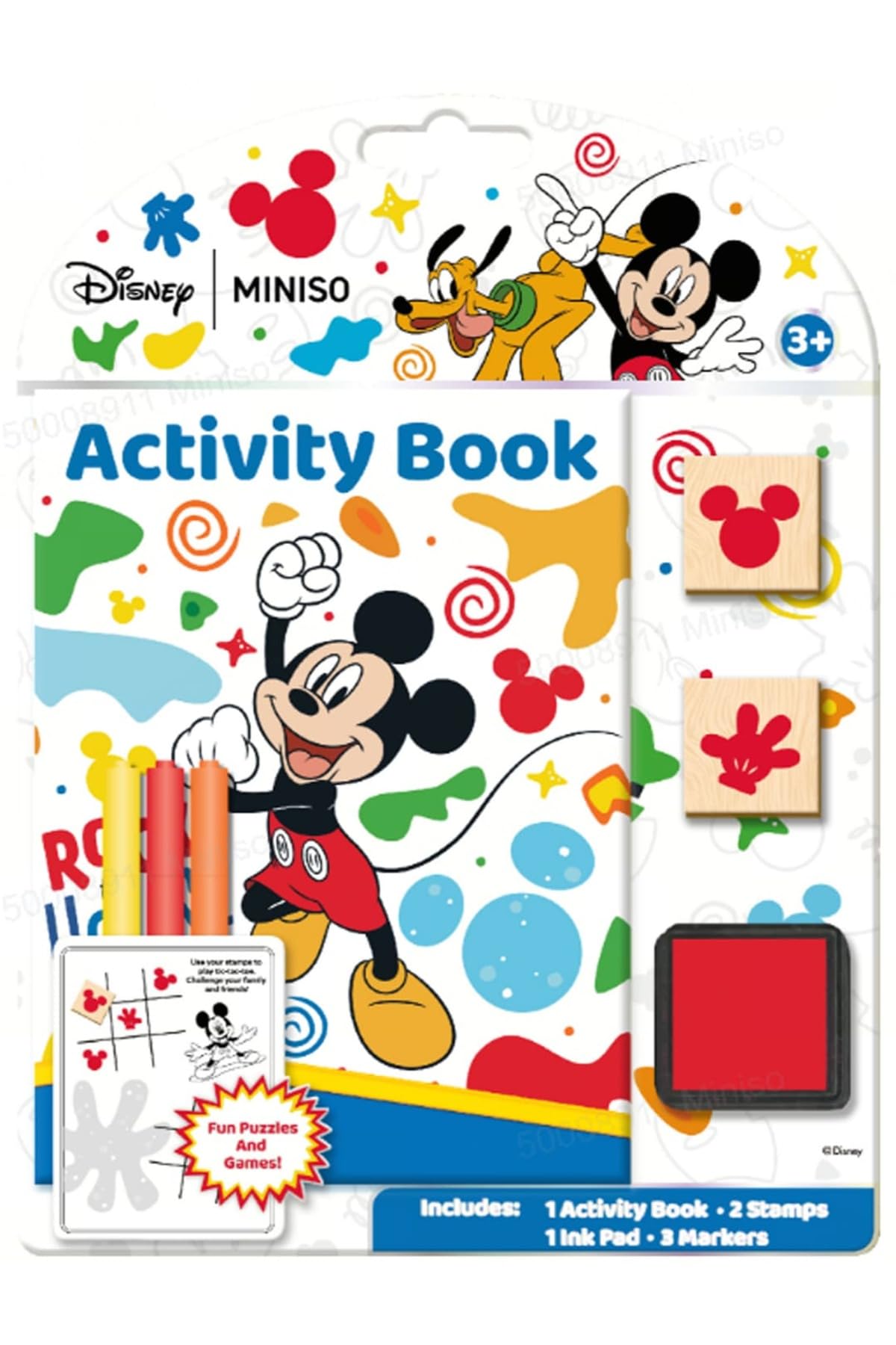 MINISO Mickey Mouse Damga Çizim Boyama Seti, 2022958410104