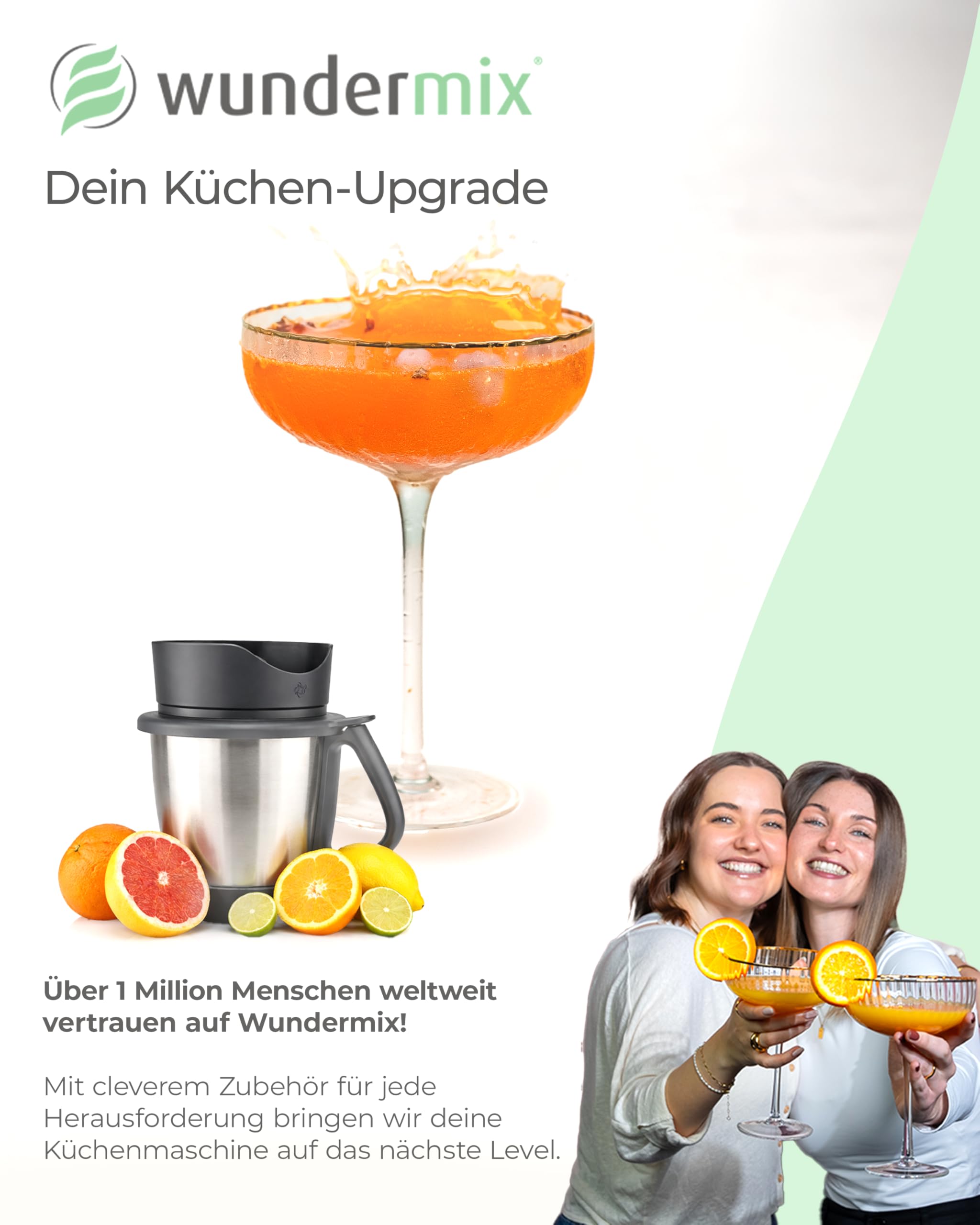 Wundermix - WunderJuicer® Saftpresse für Thermomix TM6, TM5 & TM31 • Zitruspresse & Entsafter • Made in Germany