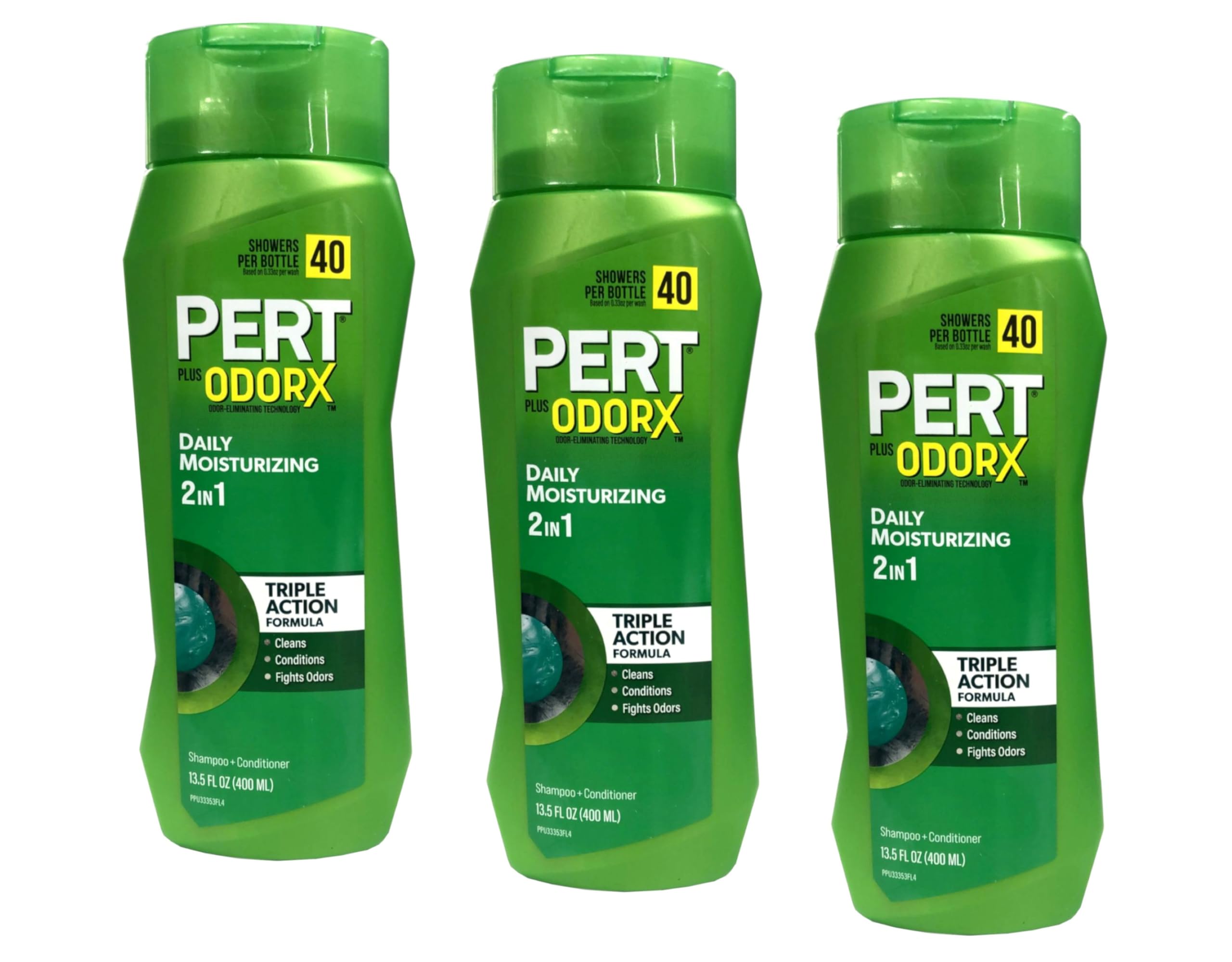 Pert Plus Shampooing et après-​shampooing 2 en 1 Classic Clean – 382,​7 gram, Lot de 3