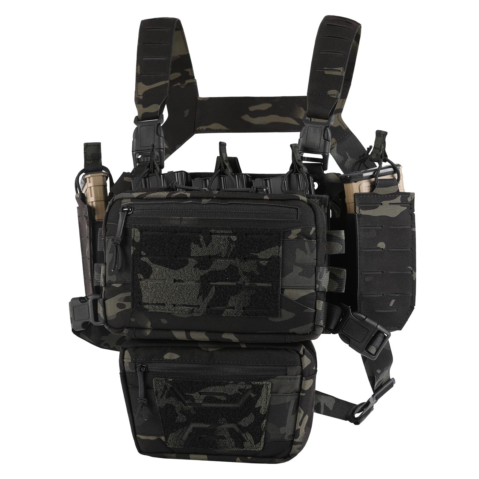 Amazon.co.jp: [VOTAGOO GEAR] タクティカルチェストリグ、サバゲー