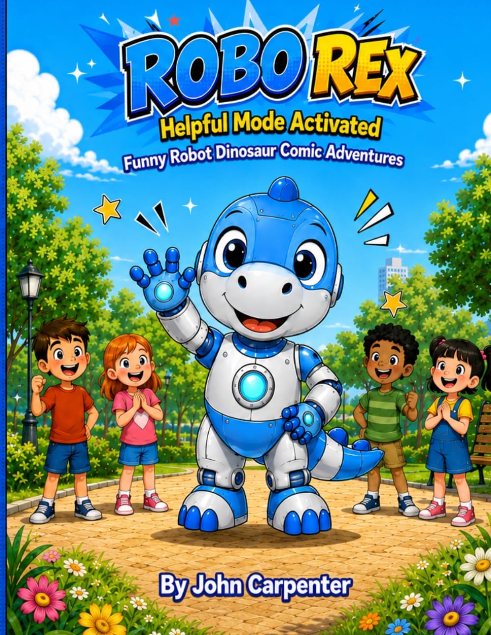 Robo Rex Helpful Mode Activated: Funny Robot Dinosaur Comic Adventures