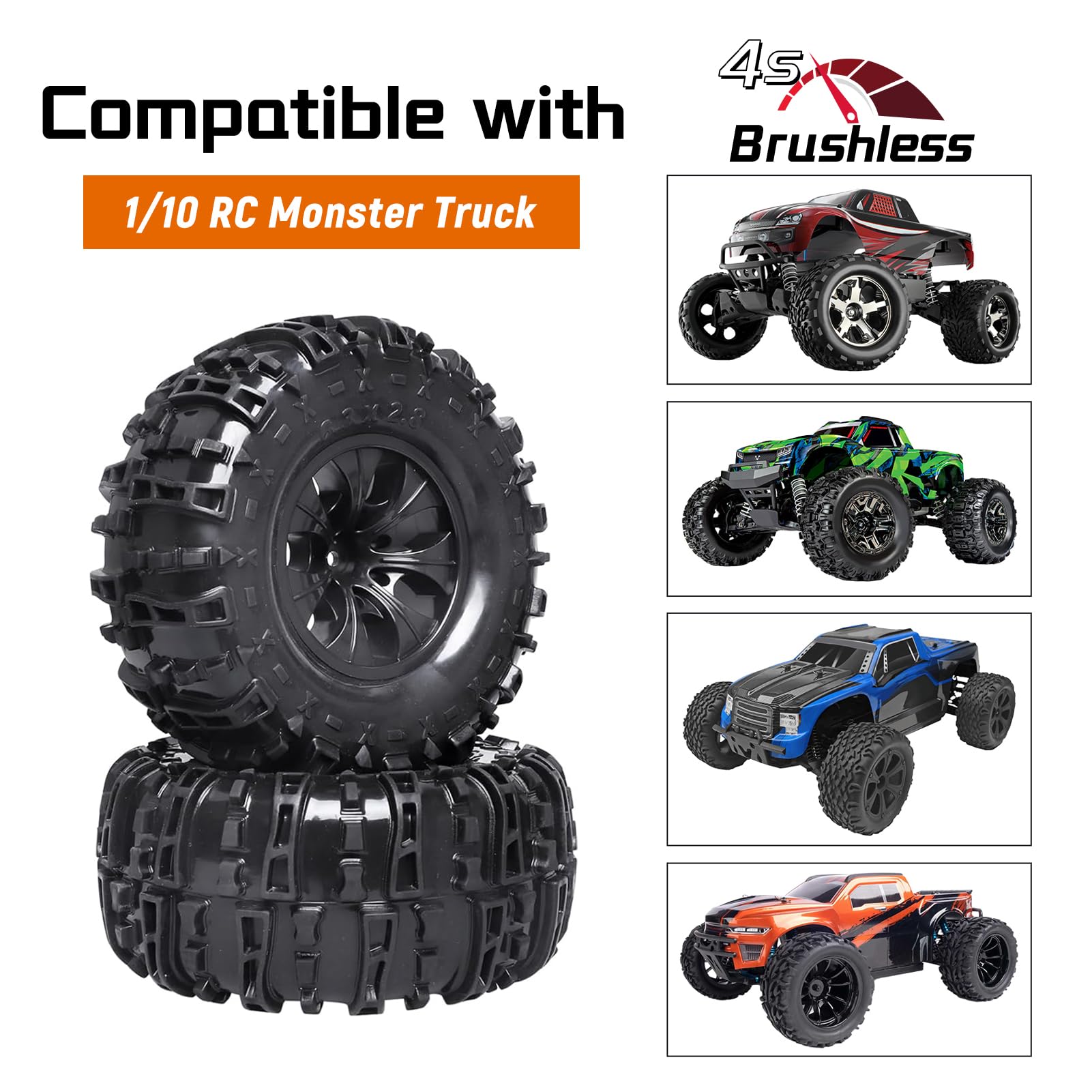 GoHobby 4Pcs Big 6.30