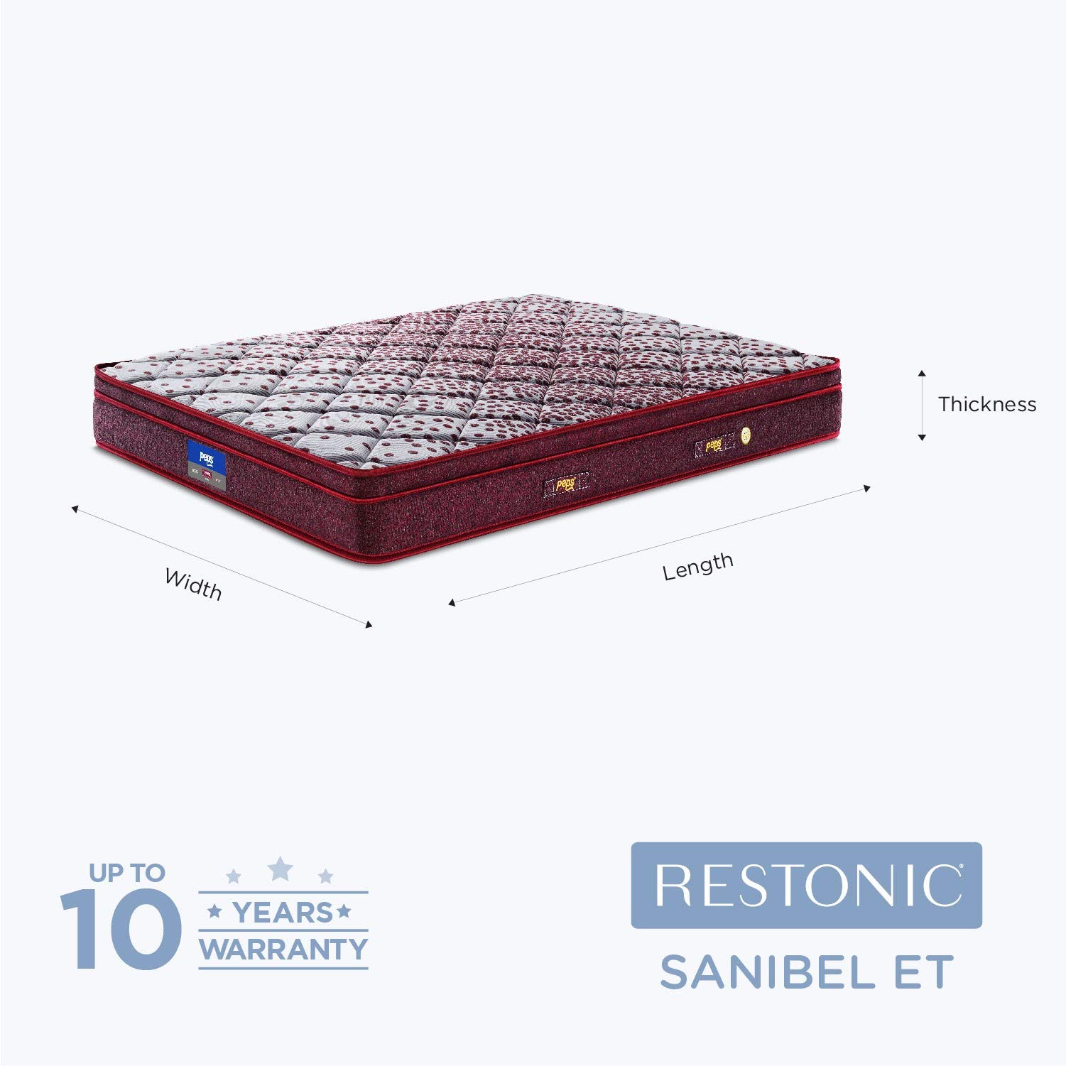 Restonic Sanibel Restonic Pillow Top Mattress Buy Peps Restonic