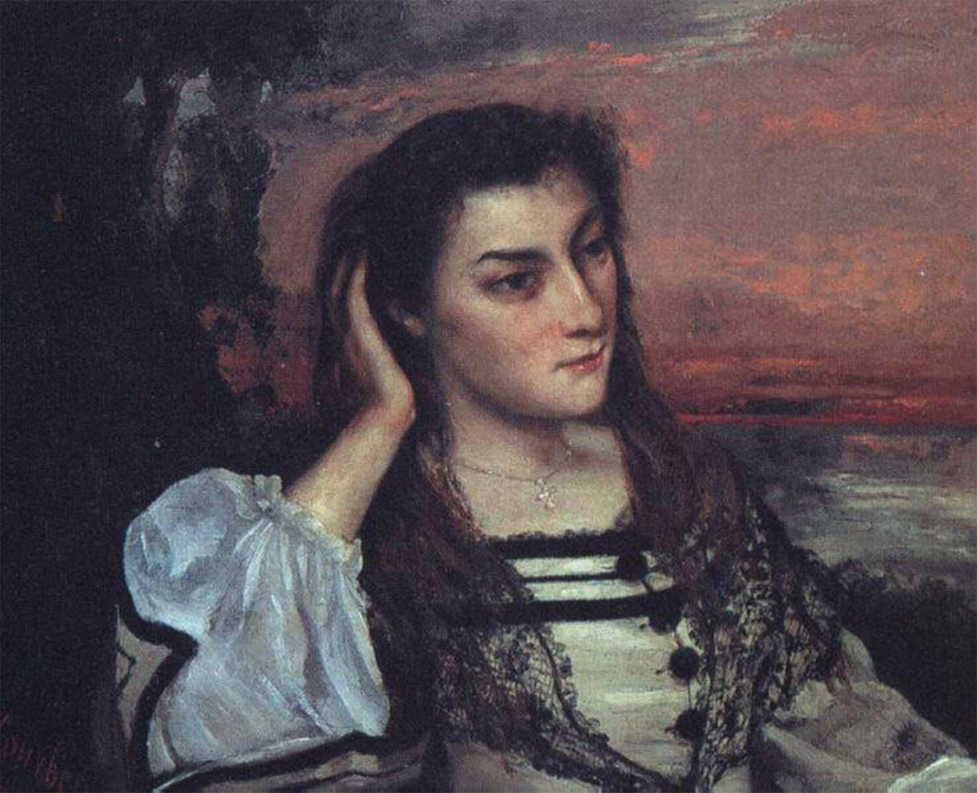 POSTERIIk Famous Animal Posters Vintage Picture Portrait of Gabrielle Borreau by Gustave Courbet Modern Wall Decor for Home Decor 60x90cm
