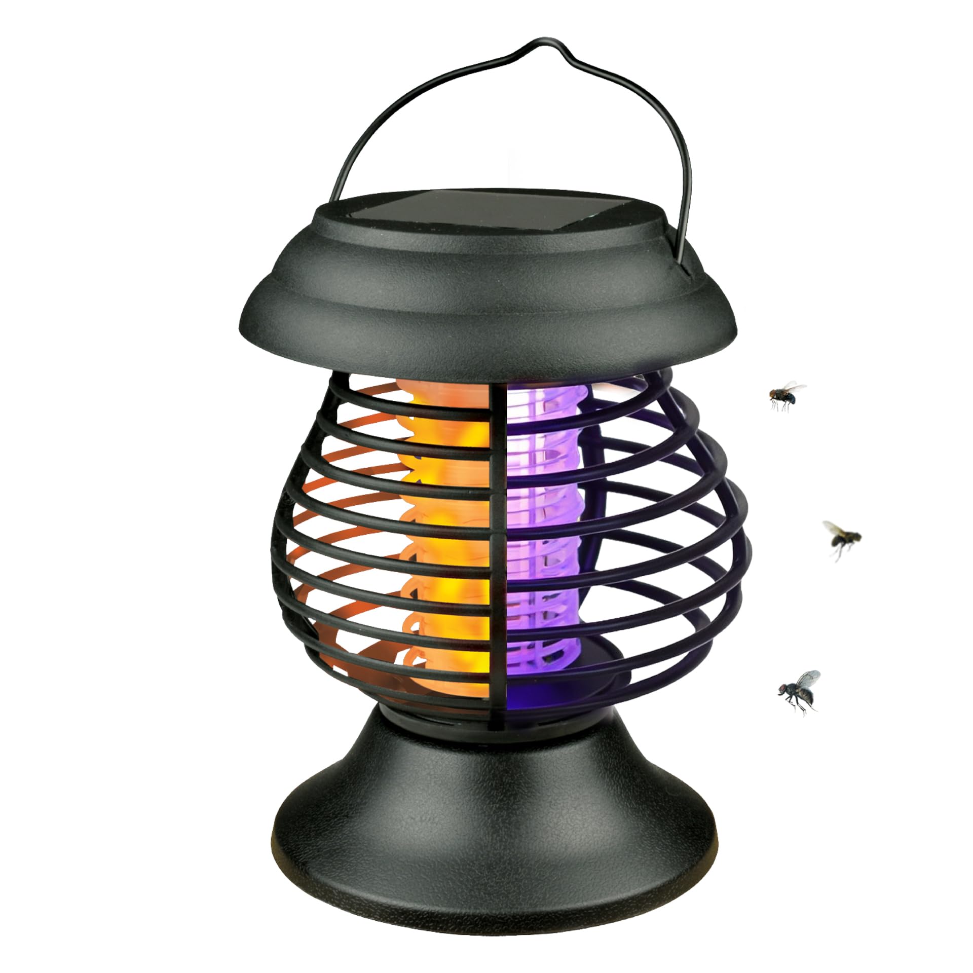 Gardenwize Light Solar Lantern – 2-In-1 Flame Effect & Bug Zapper