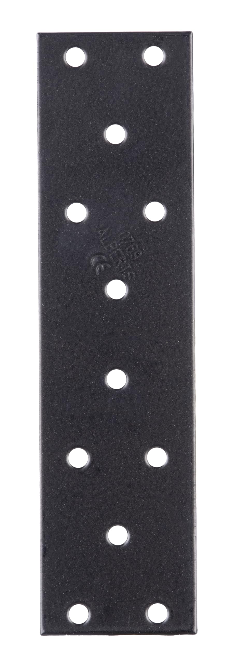 Alberts 825058 Lochplatte - schwarz - kunststoffbeschichtet - 155 x 40 x 2 mm | 50er Set