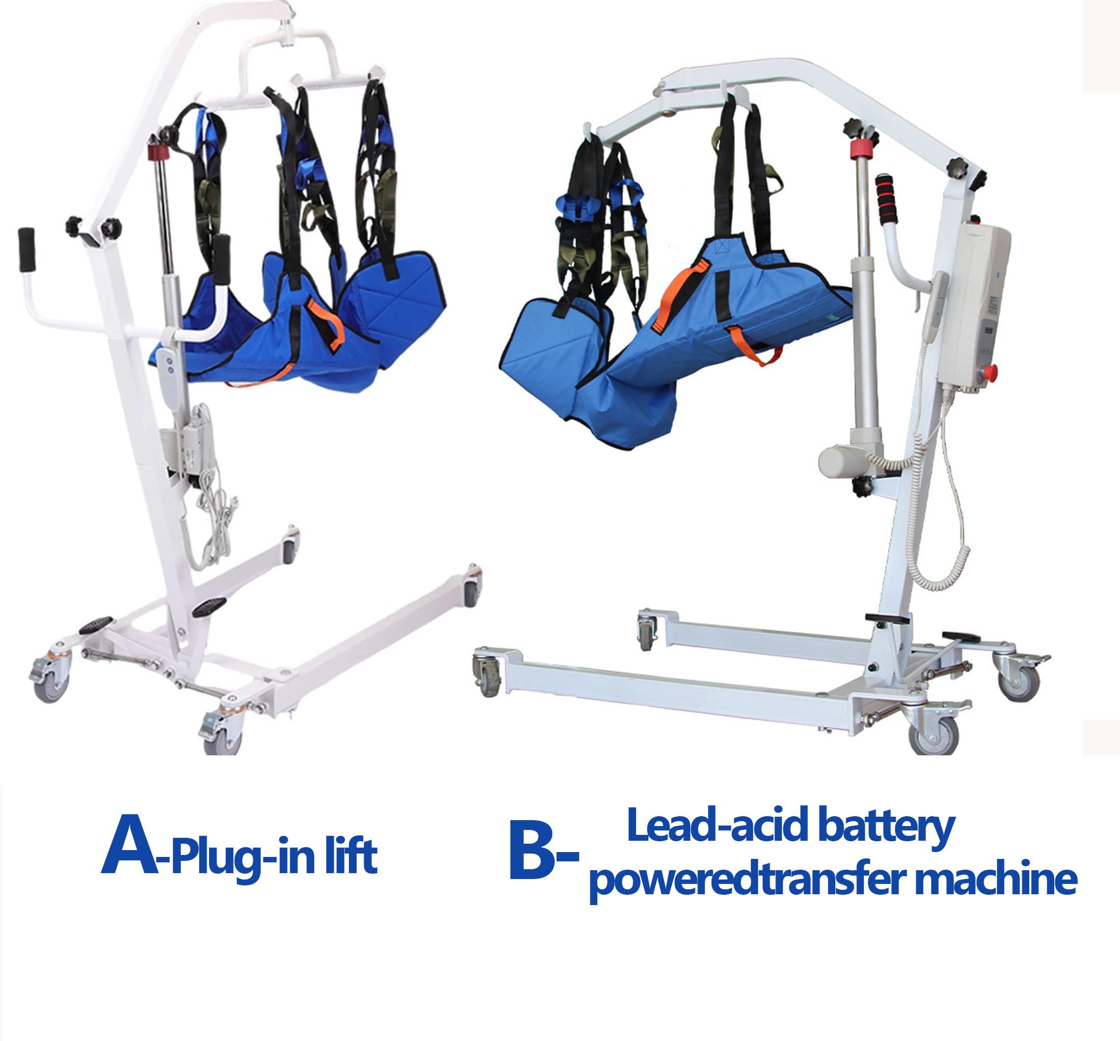 Arnés Elevación Paciente Cuerpo Completo, Grúa De Paciente, Eslinga De Elevación con para Paciente Y Minusválido, para Posicionamiento Y Elevación De La Cama,Enfermería,B