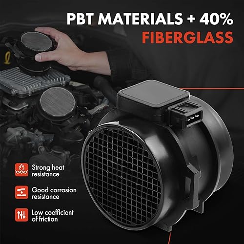 Miniatura 2 de A-Premium Medidor de sensor de flujo de aire masivo [3 pines] Compatible con BMW 323i/328i/528i 1999-2000, 325i/325Ci/525i 2001-2003, 2.5L 2.8L,
