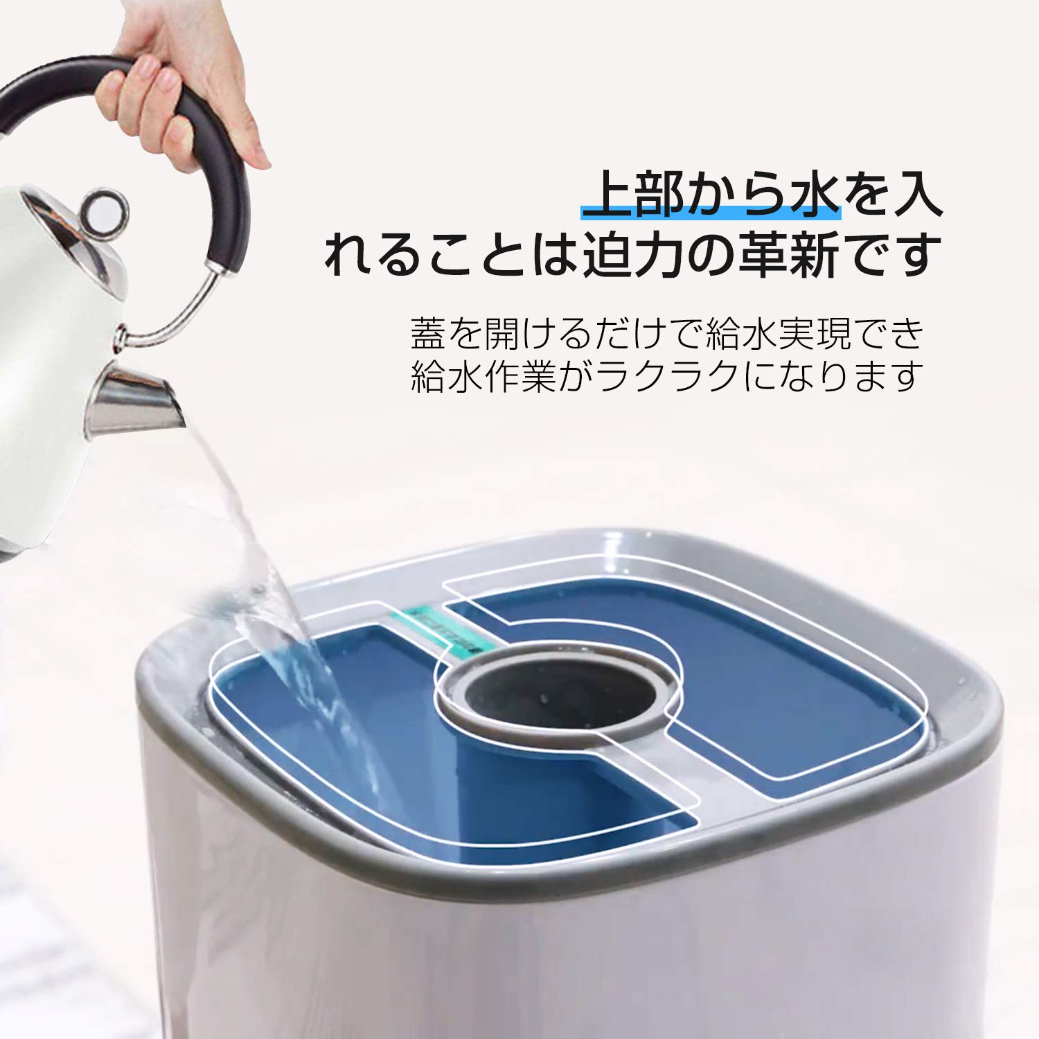 KEECOON 超音波加湿器 9リットルタンク タワー型 上から給水 Amazon.co.jp: KEECOON 加湿器 9L 大容量 超音波式加湿器 上から給水式
