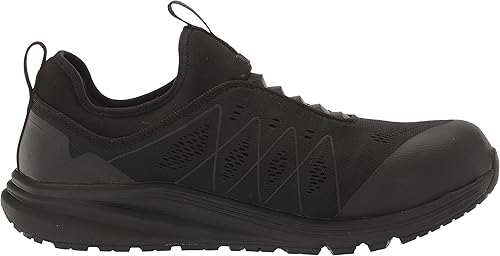 Miniatura 6 de KEEN Utility Zapatillas de trabajo industriales Vista Energy Shift de baja altura con punta compuesta ESD para hombre, NegroNegro, 11 Wide