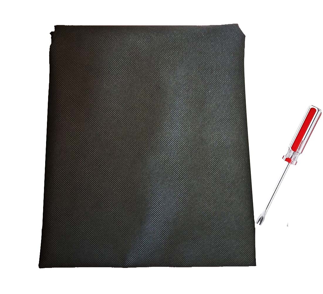 6m Width Black Upholstery Dust Cover Fabric Replacement Sofas