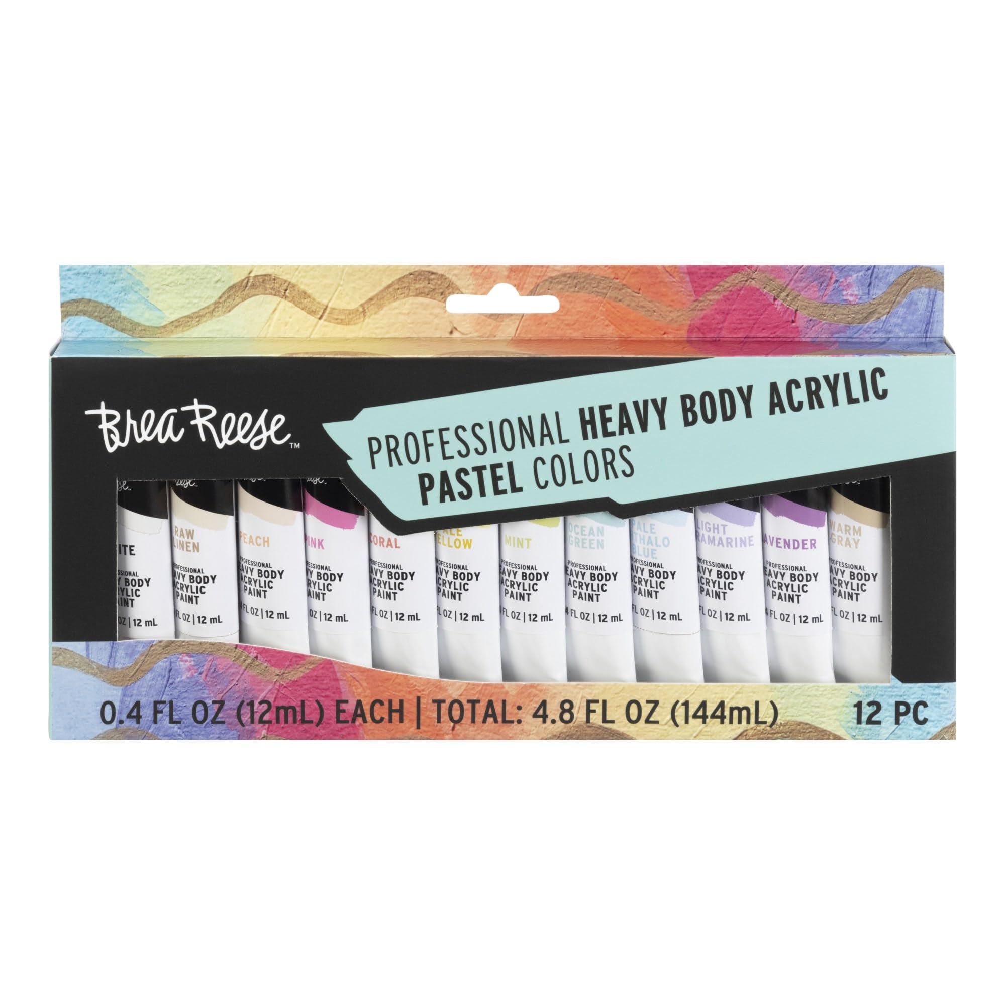 Momenta Brea Reese Acrylic Paint Set 12/Pkg-Pastel