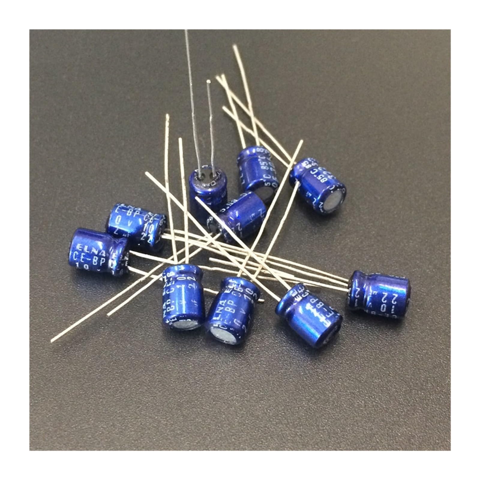 Condensateur audio bipolaire 22uF 10V pour réparer les filtres d'enceintes acoustiques