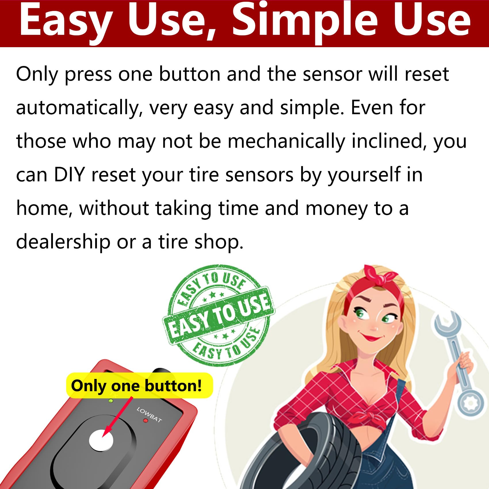 Amazon.co.jp: TPMS リラーニングツール TPMS リセットツール フォード