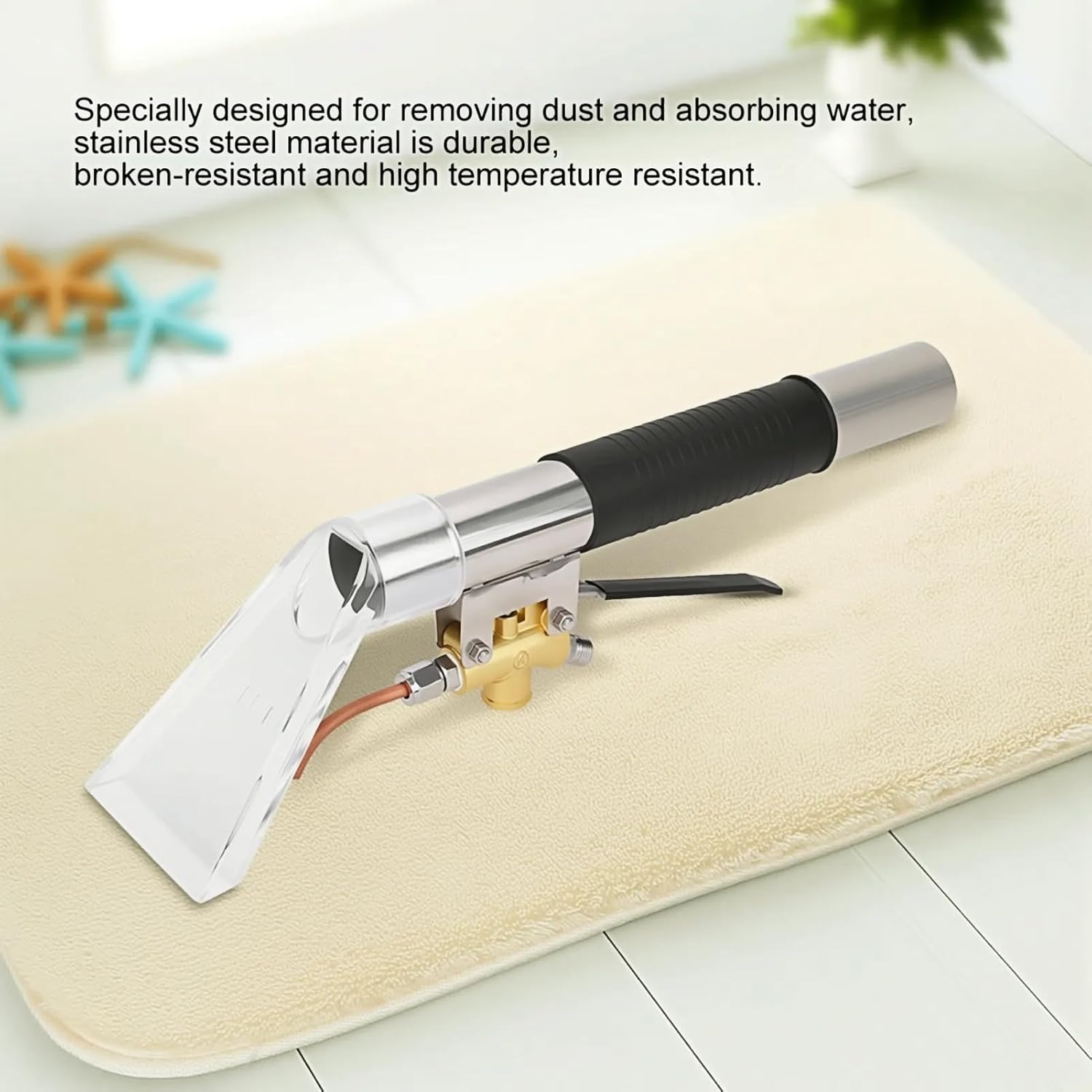 Carpet Extractor, Upholstery Carpet Cleaning Furniture Extractor Auto Detail Wand Hand Tool for Spotting