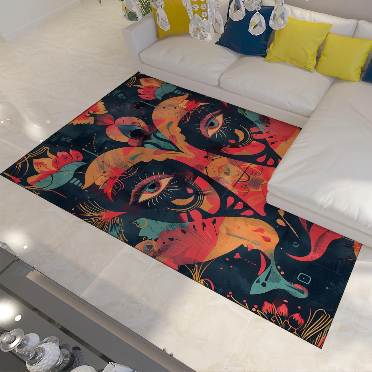 Tapis lavable 90x150cm pour chambre pour en finir avec la poussière