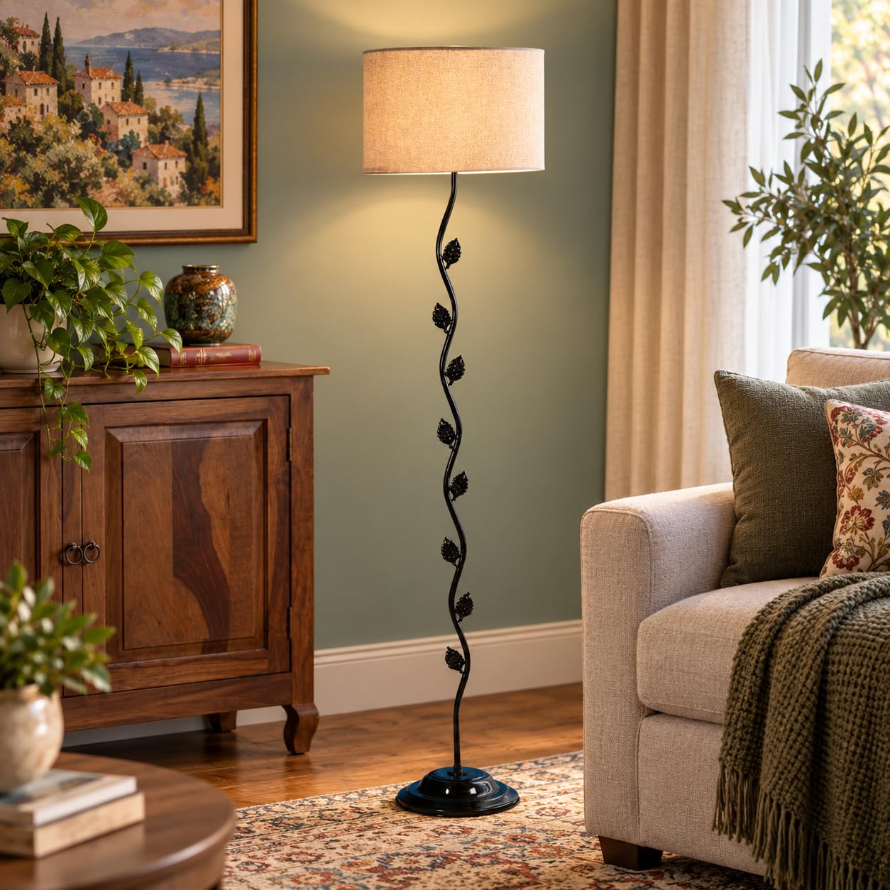 Foldable Metal Floor Lamp - tu casa -11
